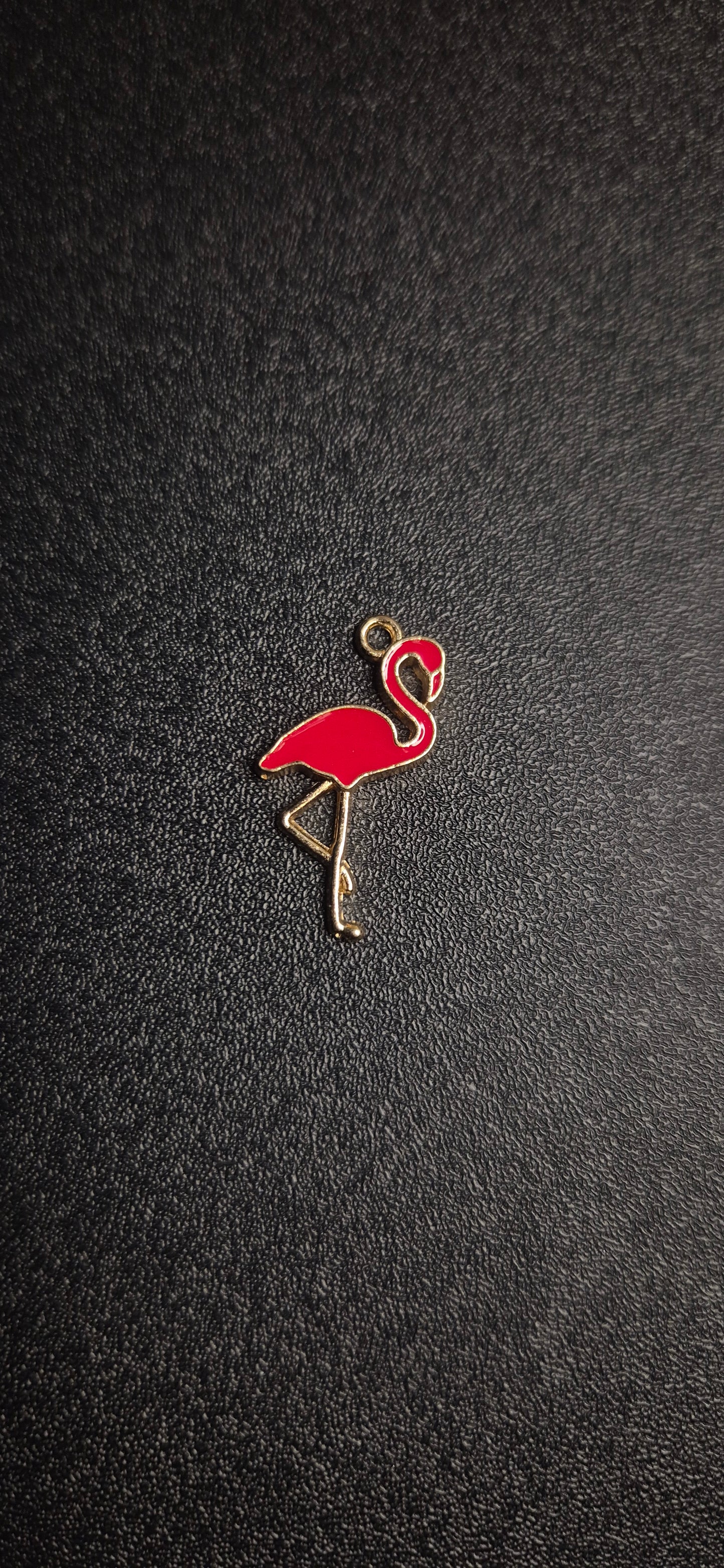 Breloque Flamant Rose Rouge