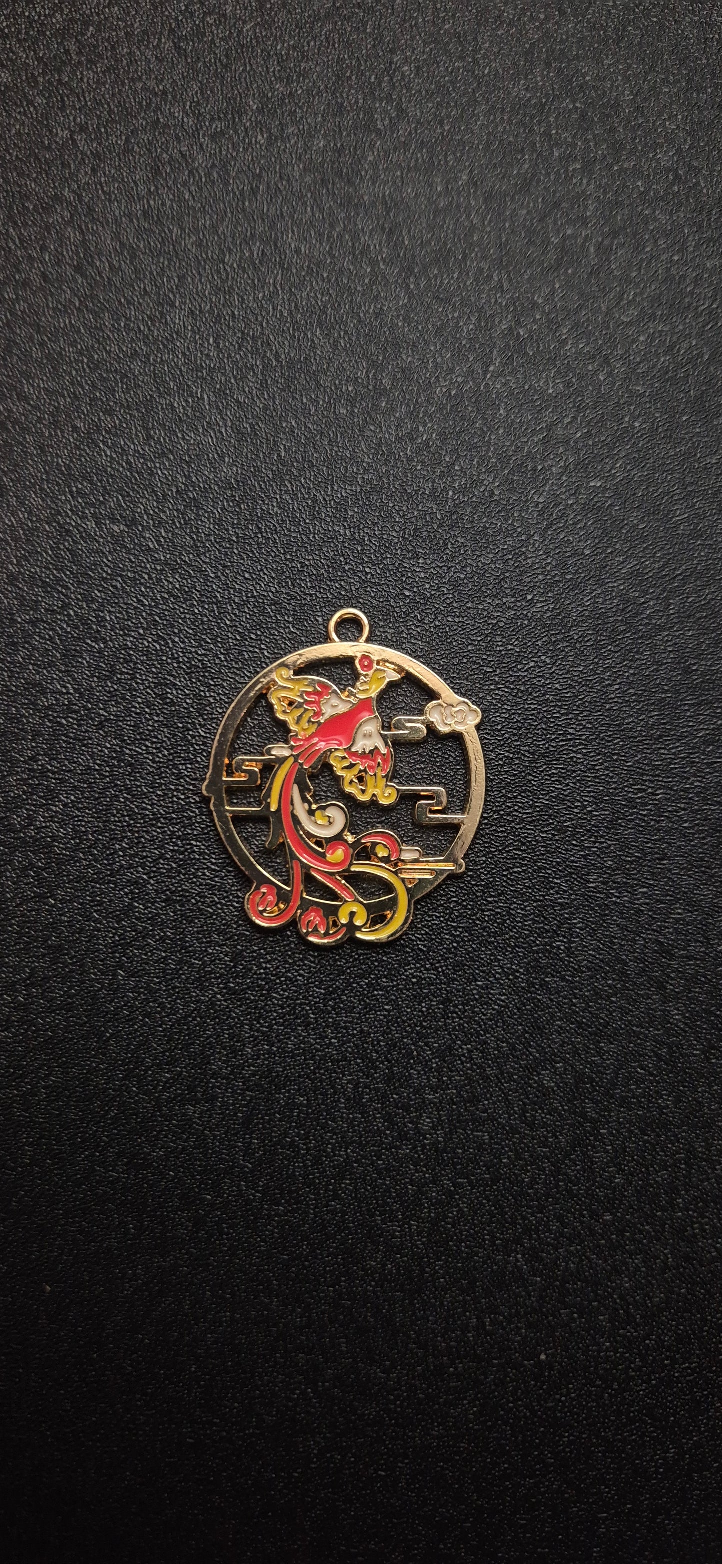 Breloque "Phoenix Rouge"