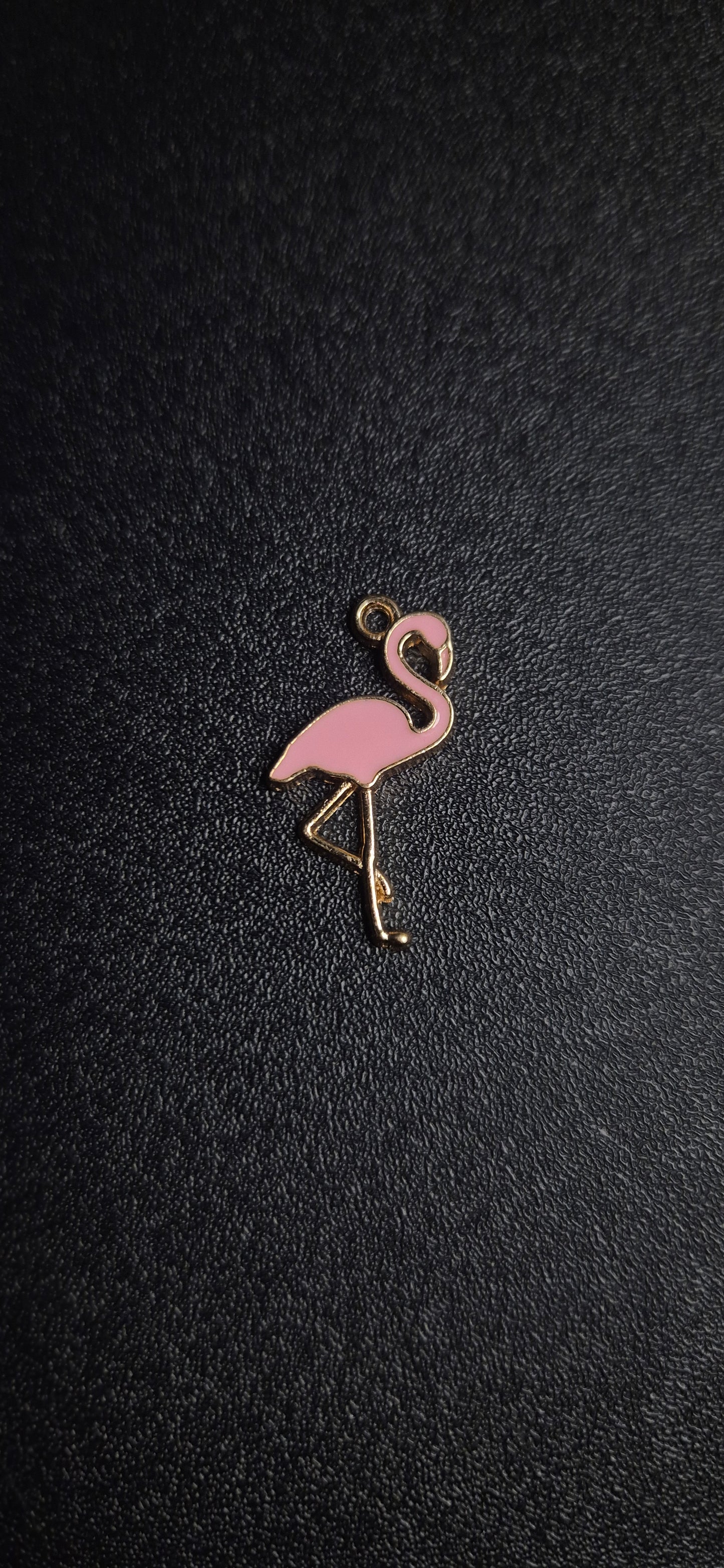 Breloque Flamant Rose Rose pâle