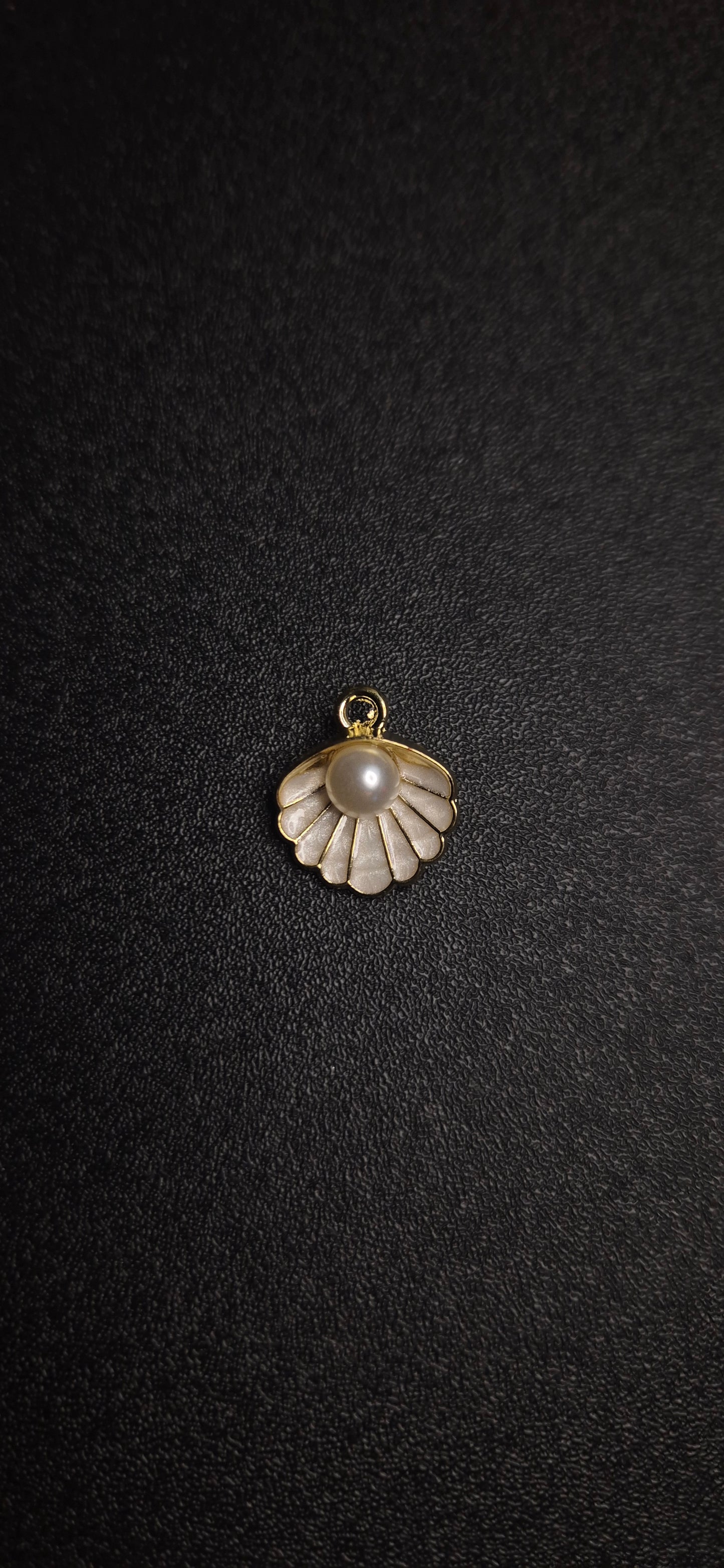 Breloque Coquillage Blanc