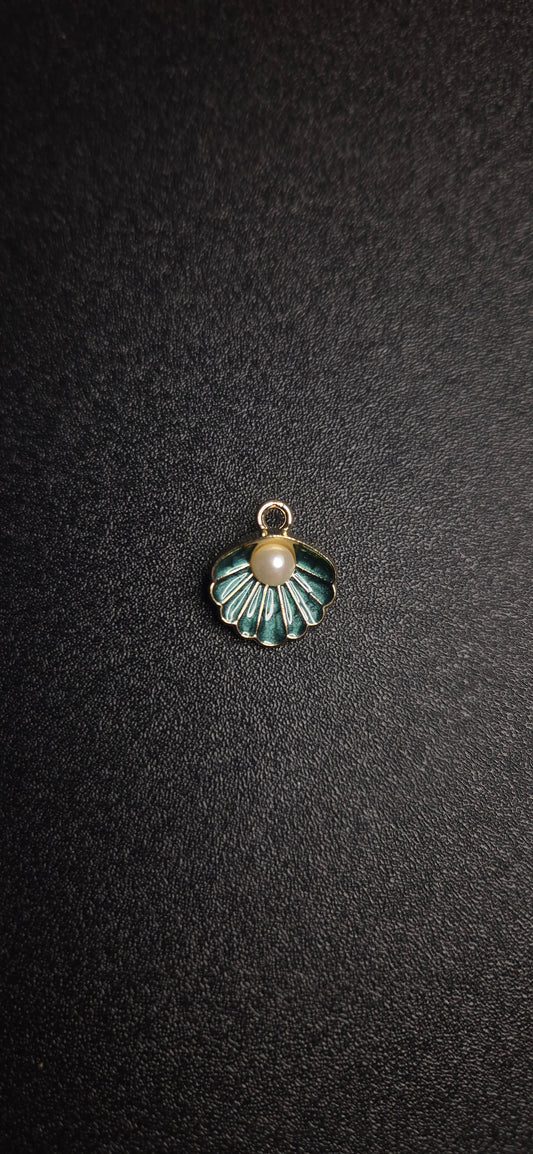 Breloque Coquillage Vert