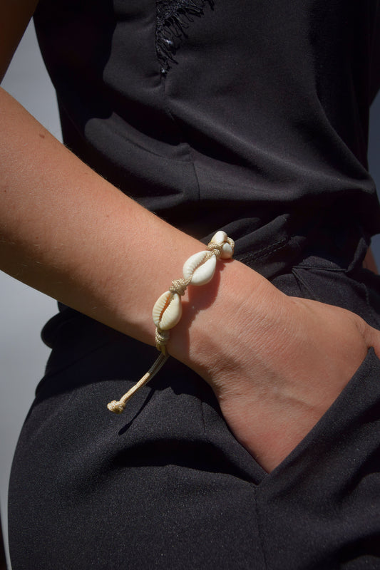 Bracelet coquillages seul