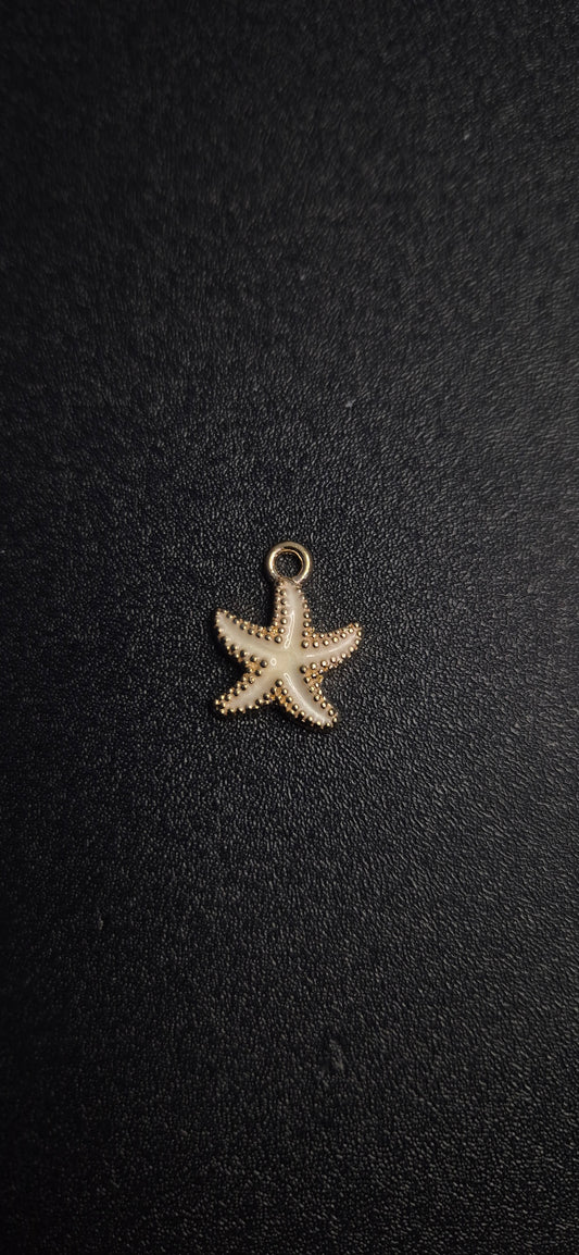 Breloque Étoile de Mer blanche