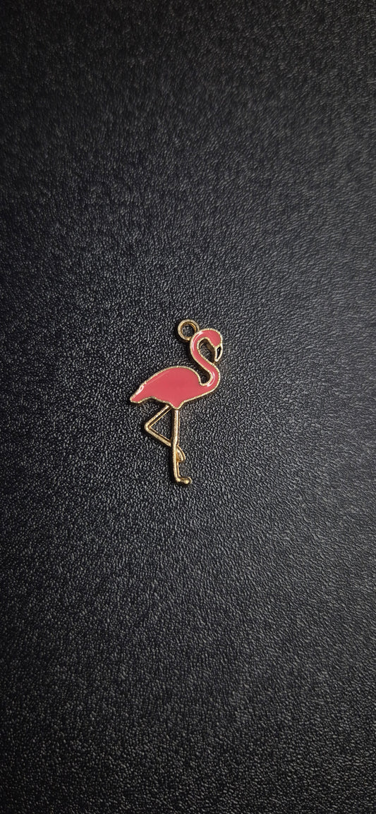 Breloque Flamant Rose Saumon
